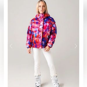 NWT BOGNER Fire+ice Ranja Down Ski Jacket EU 38, US 8 M with attached hood